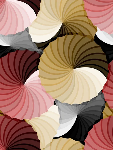 Patrón de gradiente de roseta abstracta sin costuras —  Fotos de Stock