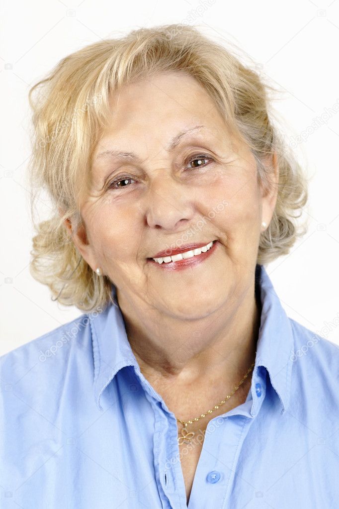 Portrait of happy senior woman