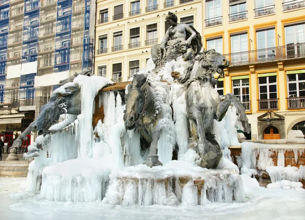 stock image Frozen fountain