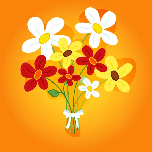 Bouquet di fiori — Vettoriale Stock
