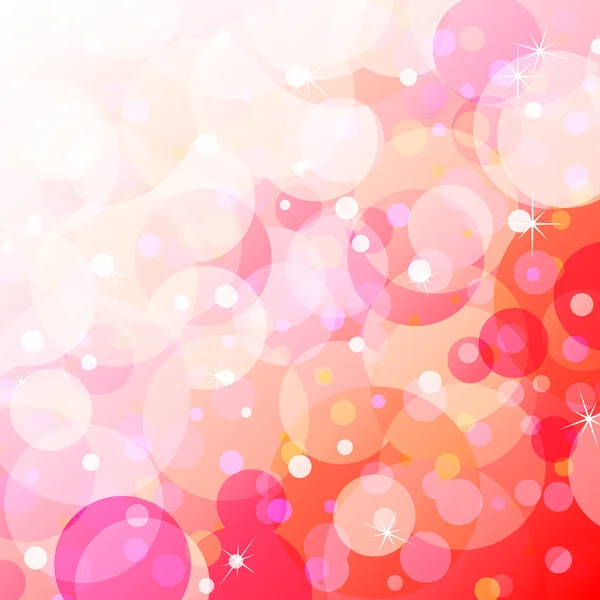 Bubbly plezier over achtergrond met kleurovergang — Stockvector