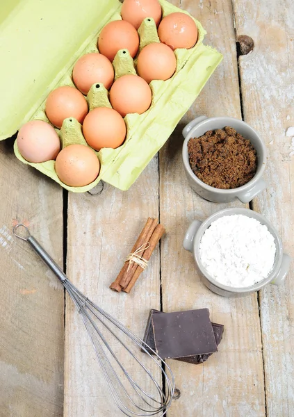 Ingredientes dulces para pastel —  Fotos de Stock