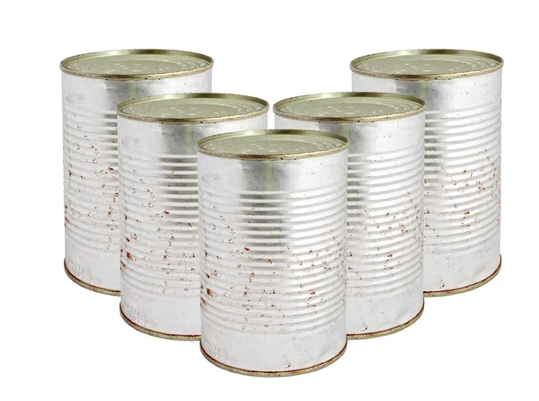 Tin cans — Stock Photo, Image