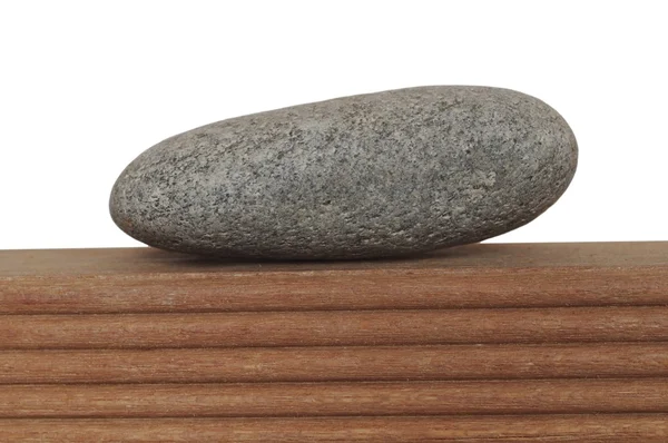 Stone on board — Stock Photo, Image