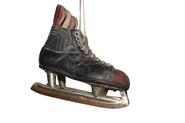 Velhos patins de hóquei — Fotografia de Stock