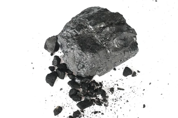 Karbon ve kırıntıları parça — Stok fotoğraf