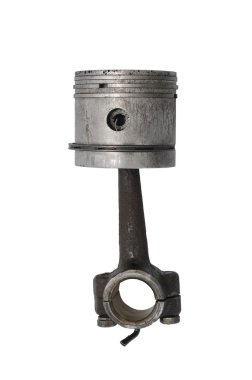 Piston and connecting rod