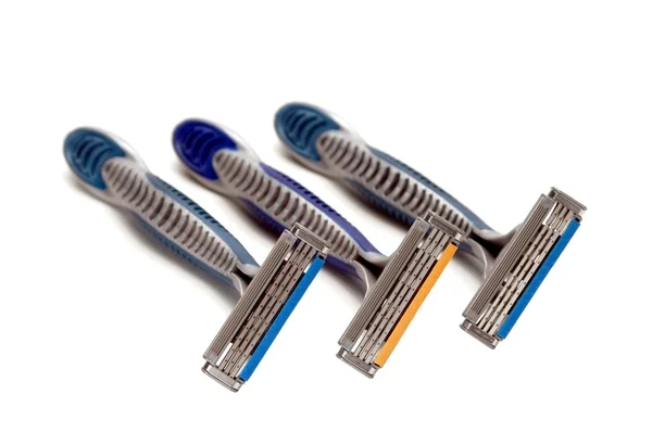 stock image Three shaving razor