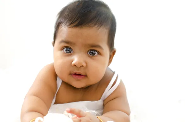 India bebé niña — Foto de Stock
