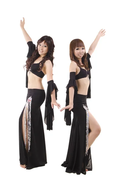 Duet belly dancer — Stock Photo, Image