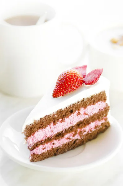 Strawberry cake — Stock Photo, Image