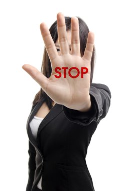 STOP sign clipart