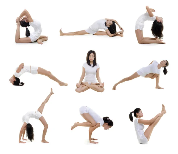Posição de ioga — Fotografia de Stock