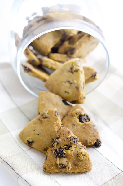 Passas biscoitos — Fotografia de Stock