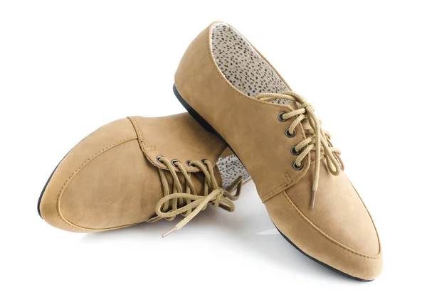 Leather lady shoes — Stock Photo, Image