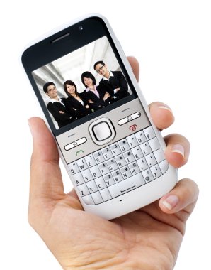 Business phone clipart