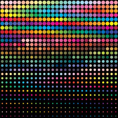 Color palette background clipart