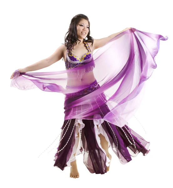 Ásia barriga dançarina — Fotografia de Stock