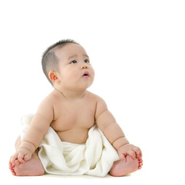 Pan Asian baby clipart