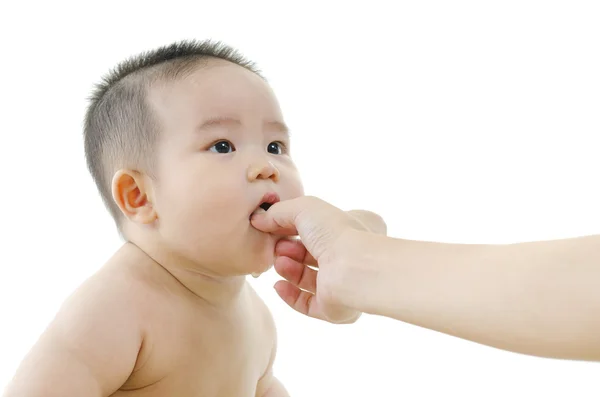 Alimentação do bebê — Fotografia de Stock