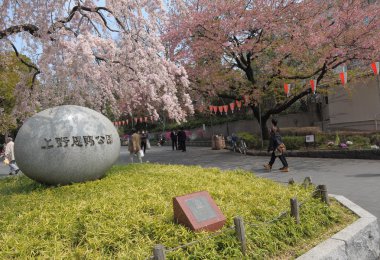 Ueno park enterance clipart