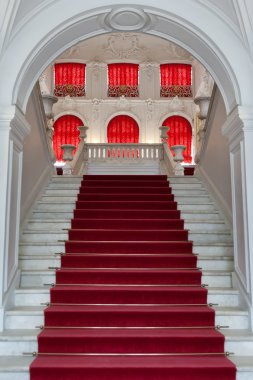 Staircase, the entrance to the palace clipart