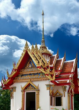 Beautiful Thai temple clipart