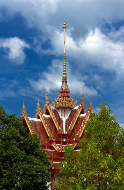 Beautiful Thai temple clipart