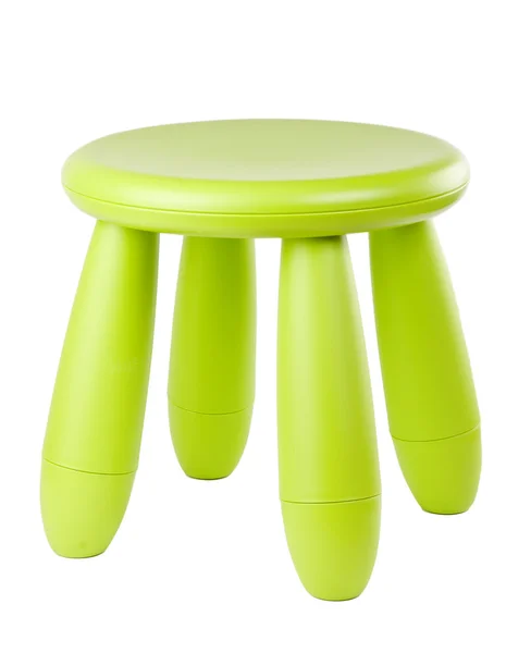 stock image Baby green plastic stool