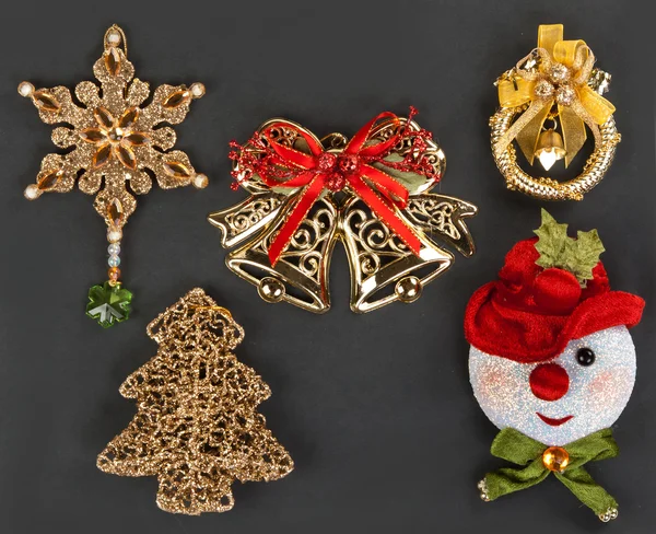 圣诞装饰品和装饰品 — 图库照片