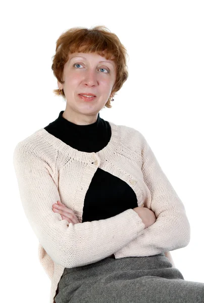 Portrait of middle-aged woman — Stock Photo, Image