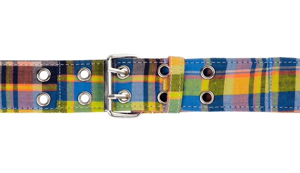 Färgglada tyg bälte — Stockfoto