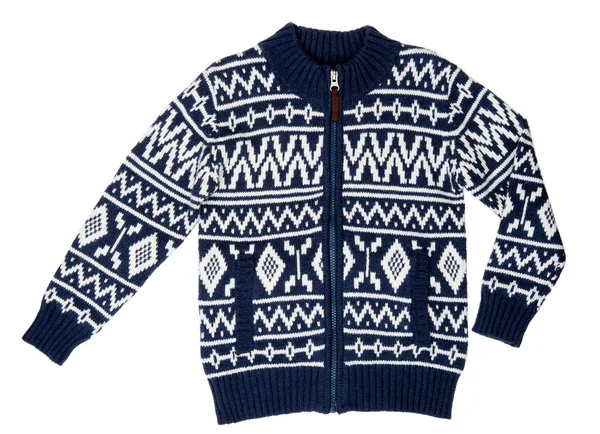 Зимовий светр з візерунком — стокове фото