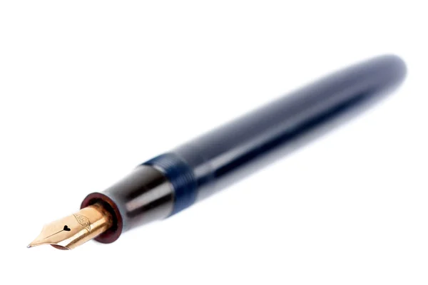 A caneta velha com bico de ouro — Fotografia de Stock