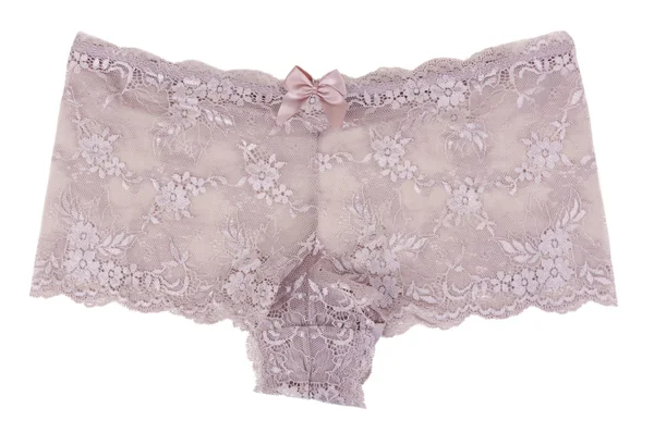 Beige Women's lace panties — Stock Photo, Image