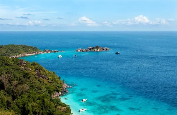 Paesaggio nella baia tropicale — Foto Stock