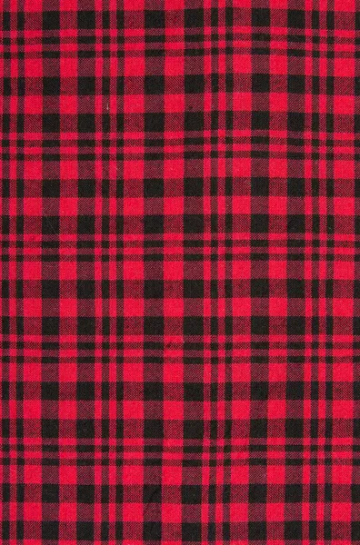 Stock image The red checkered cloth background