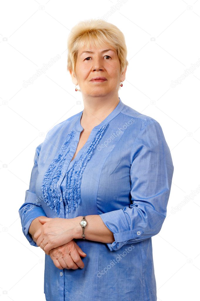 Portrait of middle-aged woman