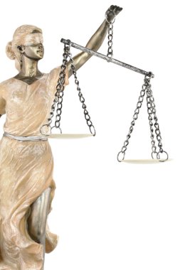 Justice is blind ( ... or maybe not ) clipart