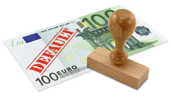 Finansowy kryzys w strefie euro — Zdjęcie stockowe