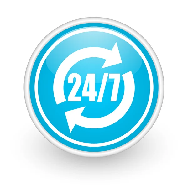 24/7 service icon — Stock Photo, Image