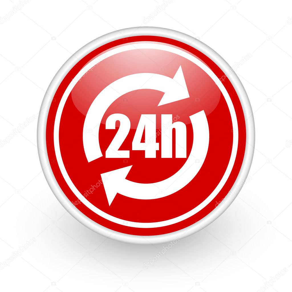 24h service icon — Stock Photo © alexwhite #8867362