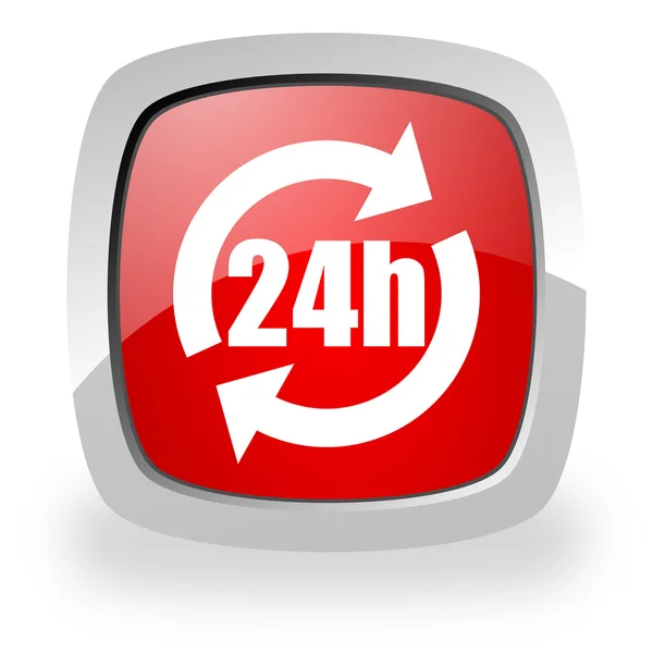24 시간 서비스 아이콘 — 스톡 사진
