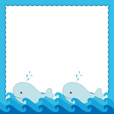 Sea frame clipart