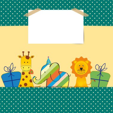 Birthday card clipart