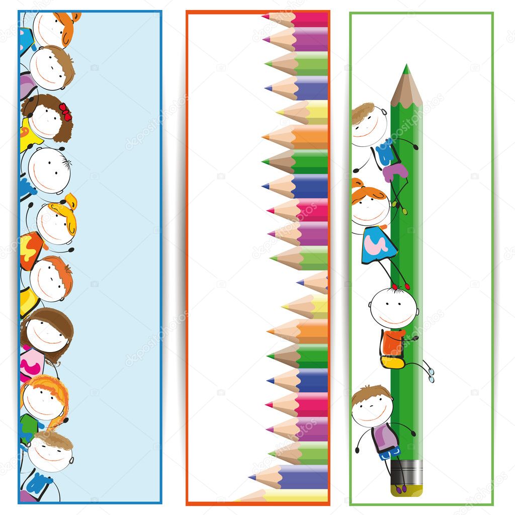 Crayolas animadas imágenes de stock de arte vectorial | Depositphotos