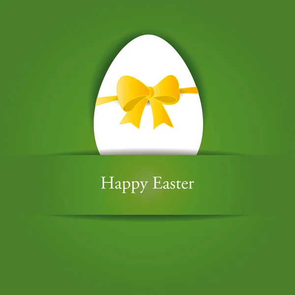Egyszerű és kreatív Húsvéti üdvözlőlap — Stock Vector
