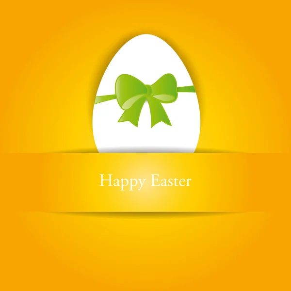 Egyszerű és kreatív Húsvéti üdvözlőlap — Stock Vector