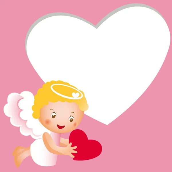 かわいい小さな天使 — ストックベクタ