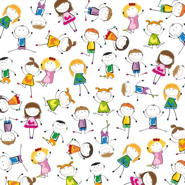 Kids background clipart